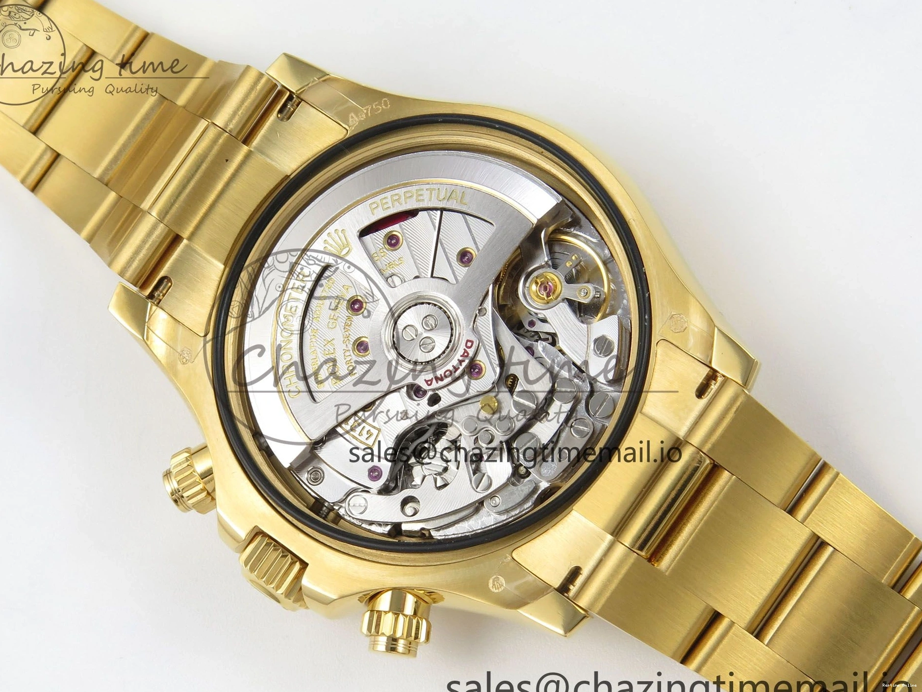 1228 Casual Daytona 126508 YG QF 1:1 Best Edition YG Dial Crystal Markers On YG Bracelet SH4131 V6 (Gain Weight) 305